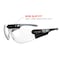 Ergodyne SAGA, Safety Glasses, Anti-Fog, Clear Lens, Matte Black Frame, Frameless SAGA-AF - alternate 2
